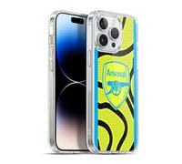 Head Case Designs Officially Licensed Arsenal FC Away 2023/24 Crest Kit Gel Case [Military Grade Protection] Compatible with Apple iPhone 13 Pro Max and Compatible with MagSafe