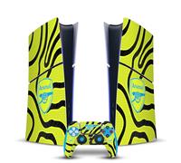 Head Case Designs Officially Licensed Arsenal FC Away 2023/24 Crest Kit Vinyl Sticker Gaming Skin Decal Cover Compatible With Sony PlayStation 5 PS5 Slim Digital Edition Console & DualSense Controller