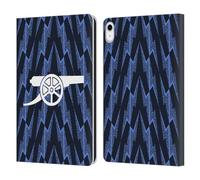 Head Case Designs Officially Licensed Arsenal FC Away 2025/26 Kit Leather Wallet Case Compatible With Apple iPad 10.9 2022/2025