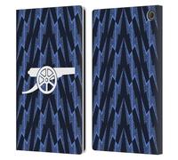 Head Case Designs Officially Licensed Arsenal FC Away 2025/26 Kit Leather Wallet Case Compatible With Amazon Fire Max 11 2023