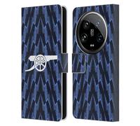 Head Case Designs Officially Licensed Arsenal FC Away 2025/26 Kit Leather Wallet Case Compatible With Xiaomi 14 Ultra