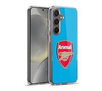 Head Case Designs Officially Licensed Arsenal FC Away Goalkeeper 2016/17 Crest Kit Gel Case [Military Grade Protection] Compatible with Samsung Galaxy S24+ 5G and Compatible with MagSafe
