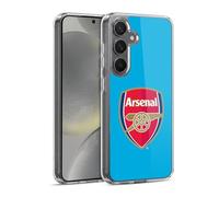 Head Case Designs Officially Licensed Arsenal FC Away Goalkeeper 2016/17 Crest Kit Gel Case [Military Grade Protection] Compatible with Samsung Galaxy S24 5G and Compatible with MagSafe