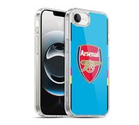 Head Case Designs Officially Licensed Arsenal FC Away Goalkeeper 2016/17 Crest Kit Gel Case [Military Grade Protection] Compatible with Apple iPhone 16e / iPhone 17e and Compatible with MagSafe
