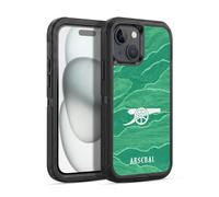 Head Case Designs Officially Licensed Arsenal FC Away Goalkeeper 2021/22 Crest Kit Ultra-Armoured Shockproof Case [Military Grade Protection] Compatible With Apple iPhone 15