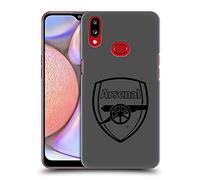 Head Case Designs Officially Licensed Arsenal FC Black Logo Crest 2 Hard Back Case Compatible With Samsung Galaxy A10s (2019)