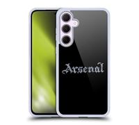 Head Case Designs Officially Licensed Arsenal FC Black Training Patterns Gel Case [Military Grade Protection] Compatible With Samsung Galaxy A35 5G