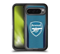 Head Case Designs Officially Licensed Arsenal FC Blue Training Patterns Ultra-Armoured Shockproof Case [Military Grade Protection] Compatible With Google Pixel 9 Pro XL