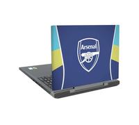 Head Case Designs Officially Licensed Arsenal FC Blue Yellow Training Patterns Vinyl Sticker Skin Decal Cover Compatible With Dell Inspiron 15 7000 P65F