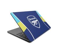 Head Case Designs Officially Licensed Arsenal FC Blue Yellow Training Patterns Vinyl Sticker Skin Decal Cover Compatible With MacBook Air 13.6" A2681/A3113/A3240 2022/2024/2025