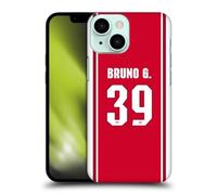 Head Case Designs Officially Licensed Arsenal FC Bruno Guimarães 2026/27 Players Home Kit 1st Group Hard Back Case Compatible With Apple iPhone 13 Mini