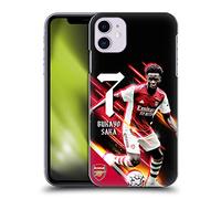 Head Case Designs Officially Licensed Arsenal FC Bukayo Saka 2021/22 First Team Hard Back Case Compatible With Apple iPhone 11