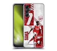 Head Case Designs Officially Licensed Arsenal FC Bukayo Saka 2022/23 First Team Gel Case [Military Grade Protection] Compatible With Samsung Galaxy A05s
