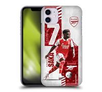 Head Case Designs Officially Licensed Arsenal FC Bukayo Saka 2022/23 First Team Hard Back Case Compatible With Apple iPhone 11