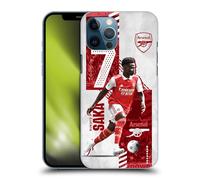 Head Case Designs Officially Licensed Arsenal FC Bukayo Saka 2022/23 First Team Hard Back Case Compatible With Apple iPhone 12 Pro Max