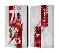 Head Case Designs Officially Licensed Arsenal FC Bukayo Saka 2022/23 First Team Leather Wallet Case Compatible With Amazon Kindle 11th Gen 6in 2022