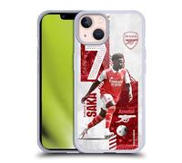 Head Case Designs Officially Licensed Arsenal FC Bukayo Saka 2022/23 First Team Soft Gel Case Compatible With Apple iPhone 13
