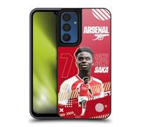 Head Case Designs Officially Licensed Arsenal FC Bukayo Saka 2023/24 First Team Gel Armour Case [Military Grade Drop Protection] Compatible With Samsung Galaxy A15