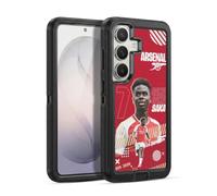 Head Case Designs Officially Licensed Arsenal FC Bukayo Saka 2023/24 First Team Ultra-Armoured Shockproof Case [Military Grade Protection] Compatible With Samsung Galaxy S26 Plus