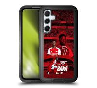 Head Case Designs Officially Licensed Arsenal FC Bukayo Saka 2024/25 First Team Ultra-Armoured Shockproof Case Compatible With Samsung Galaxy A55 5G