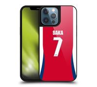 Head Case Designs Officially Licensed Arsenal FC Bukayo Saka 2024/25 Players Home Kit Gel Armour Case [Military Grade Drop Protection] Compatible With Apple iPhone 13 Pro Max