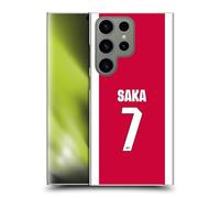 Head Case Designs Officially Licensed Arsenal FC Bukayo Saka 2025/26 Players Home Kit 1st Group Hard Back Case Compatible With Samsung Galaxy S24 Ultra 5G