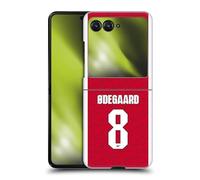 Head Case Designs Officially Licensed Arsenal FC Bukayo Saka 2025/26 Players Home Kit Hard Back Case Compatible With Razr 40 Ultra/Razr+ 2023