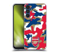 Head Case Designs Officially Licensed Arsenal FC Camouflage Crest Patterns Soft Gel Case Compatible With Samsung Galaxy A15