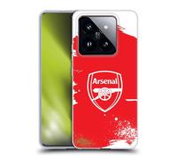 Head Case Designs Officially Licensed Arsenal FC Crest Graffiti Art Gel Case [Military Grade Protection] Compatible With Xiaomi 14 Pro