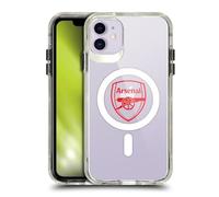 Head Case Designs Officially Licensed Arsenal FC Crest Gunners Logo Icon Shockproof Bumper Case [Military Grade Protection] Compatible with Apple iPhone 11 and Compatible with MagSafe