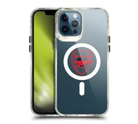 Head Case Designs Officially Licensed Arsenal FC Crest Gunners Logo Icon Shockproof Bumper Case [Military Grade Protection] Compatible with Apple iPhone 12 Pro Max and Compatible with MagSafe