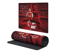 Head Case Designs Officially Licensed Arsenal FC Declan Rice 2024/25 Crest Kit and Players 9.84 x 11.81 x 0.12 inches (250 x 300 mm) - S Gaming Office Desk PC Keyboard Mouse Mat Pad