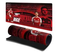 Head Case Designs Officially Licensed Arsenal FC Declan Rice 2024/25 Crest Kit and Players Gaming Office Desk PC Keyboard Mouse Mat Pad 23.62 x 11.81 x 0.12 inches (600 x 300 mm) - L