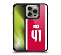 Head Case Designs Officially Licensed Arsenal FC Declan Rice 2025/26 Players Home Kit 1st Group Gel Armour Case [Military Grade Protection] Compatible With Apple iPhone 16 Pro
