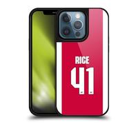 Head Case Designs Officially Licensed Arsenal FC Declan Rice 2025/26 Players Home Kit 1st Group Gel Armour Case [Military Grade Protection] Compatible With Apple iPhone 13 Pro
