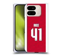 Head Case Designs Officially Licensed Arsenal FC Declan Rice 2025/26 Players Home Kit Hard Back Case Compatible With Google Pixel 9 Pro Fold