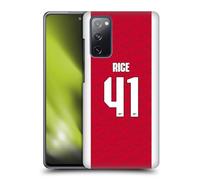 Head Case Designs Officially Licensed Arsenal FC Declan Rice 2025/26 Players Home Kit Hard Back Case Compatible With Samsung Galaxy S20 FE / 5G