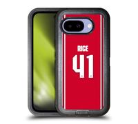 Head Case Designs Officially Licensed Arsenal FC Declan Rice 2026/27 Players Home Kit 1st Group Ultra-Armoured Shockproof Case [Military Grade Protection] Compatible With Google Pixel 9A