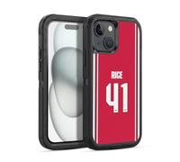 Head Case Designs Officially Licensed Arsenal FC Declan Rice 2026/27 Players Home Kit 1st Group Ultra-Armoured Shockproof Case [Military Grade Protection] Compatible With Apple iPhone 15