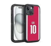 Head Case Designs Officially Licensed Arsenal FC Eberechi Eze 2025/26 Players Home Kit 1st Group Ultra-Armoured Shockproof Case [Military Grade Protection] Compatible With Apple iPhone 15