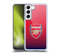 Head Case Designs Officially Licensed Arsenal FC Fade Crest 2 Gel Case [Military Grade Protection] Compatible with Samsung Galaxy S22 5G and Compatible with MagSafe