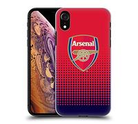 Head Case Designs Officially Licensed Arsenal FC Fade Crest 2 Hard Back Case Compatible With Apple iPhone XR