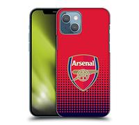 Head Case Designs Officially Licensed Arsenal FC Fade Crest 2 Hard Back Case Compatible With Apple iPhone 13