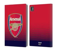Head Case Designs Officially Licensed Arsenal FC Fade Crest 2 Leather Wallet Case Compatible With Apple iPad Pro 11 M4 2024
