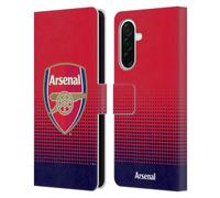 Head Case Designs Officially Licensed Arsenal FC Fade Crest 2 Leather Wallet Case Compatible With Samsung Galaxy A26 5G