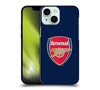 Head Case Designs Officially Licensed Arsenal FC Full Colour Blue Crest 2 Hard Back Case Compatible With Apple iPhone 13 Mini