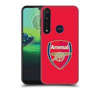 Head Case Designs Officially Licensed Arsenal FC Full Colour Red Crest 2 Hard Back Case Compatible With Motorola Moto G8 Plus