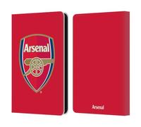 Head Case Designs Officially Licensed Arsenal FC Full Colour Red Crest 2 Leather Wallet Case Compatible With Amazon Kindle 11th Gen 6in 2022