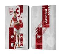 Head Case Designs Officially Licensed Arsenal FC Granit Xhaka 2022/23 First Team Leather Wallet Case Compatible With Amazon Kindle 11th Gen 6in 2022