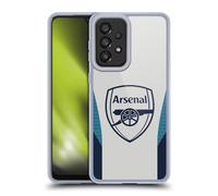 Head Case Designs Officially Licensed Arsenal FC Grey Training Patterns Gel Case [Military Grade Protection] Compatible With Galaxy A33 5G (2022)